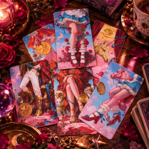 Lectura de tarot bajo luz rosada Lectura personalizada